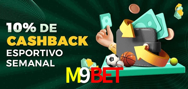 10% de bônus de cashback na M9Bet